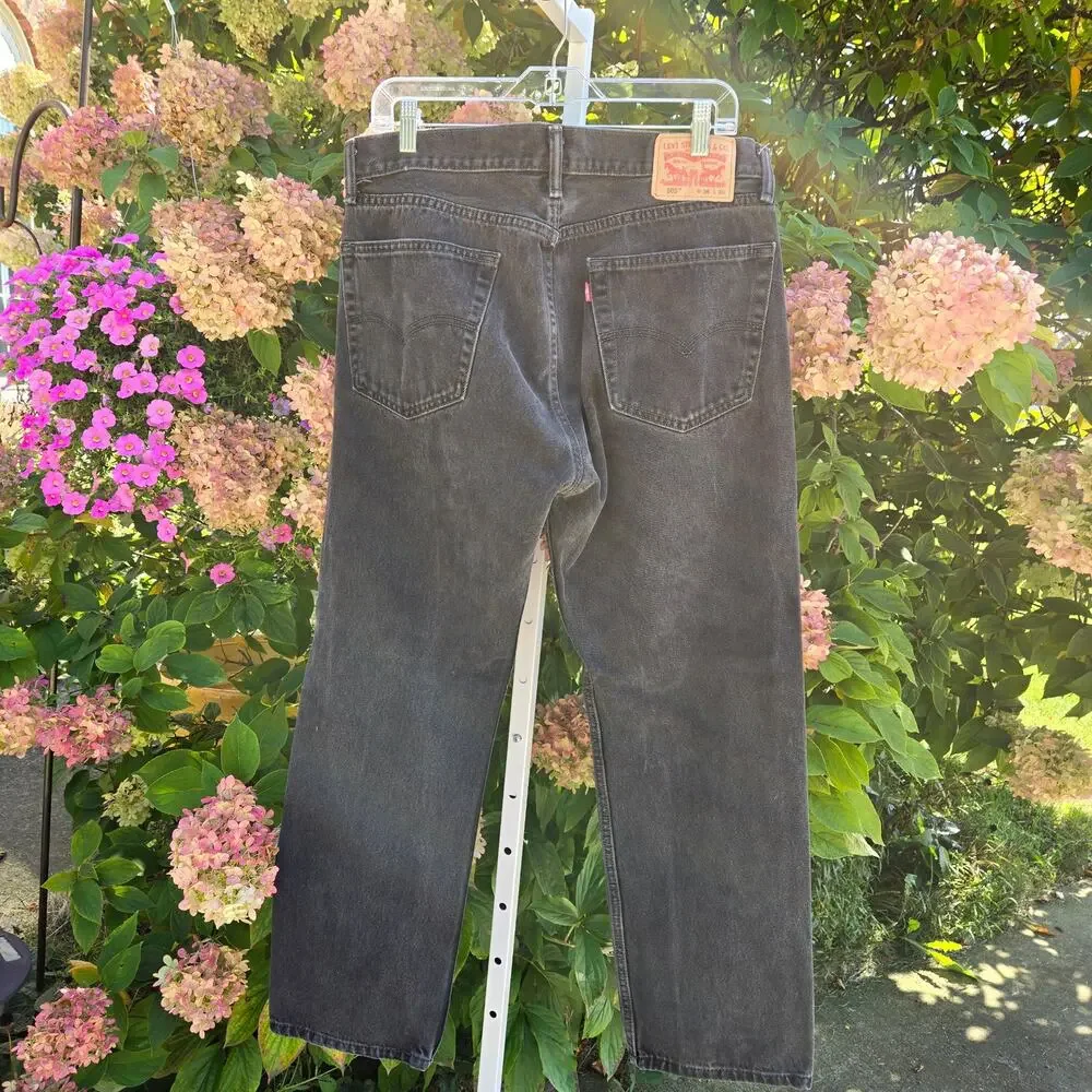 Levi's 505 Black Men's Jeans 100% Cotton size W36 L30
